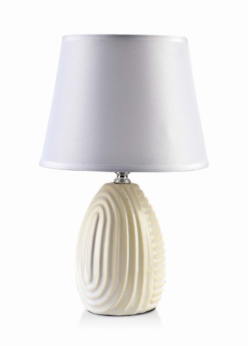 LETI BEIGE Lampa stołowa 9x10xh33cm