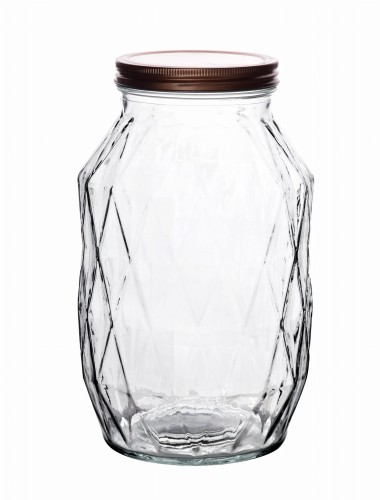 BASIC KITCHEN Słój diamentowy 3400 ml 10,5x17xh26,2cm