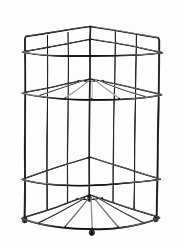 CARL BLACK Półka łazienkowa 2 półki 18,5x14x26cm narożna