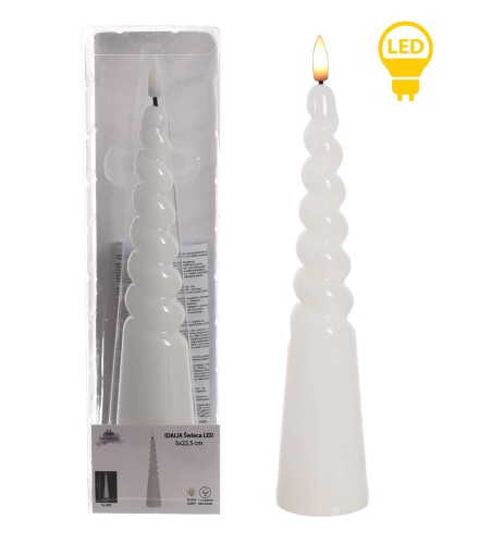 IDALIA Świeca LED 5xh25cm