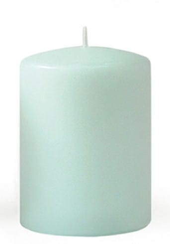 Świeca CLASSIC CANDLES Walec mały 7xh10cm miętowa parafinowa