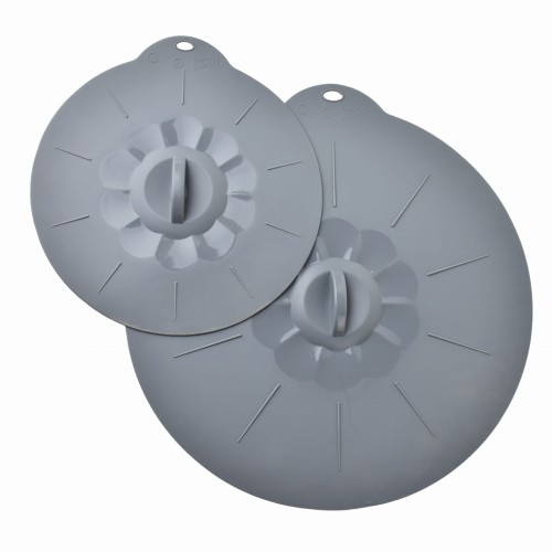 MODERN KITCHEN Komplet 2 pokryw silikonowych 20cm/30cm